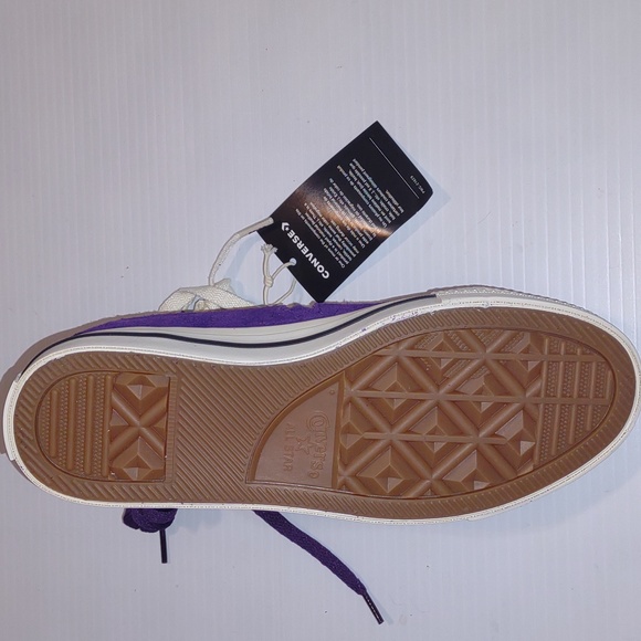 CONVERSE One Star Pro OX Skateboard in Night Purple/Egret/Black - Picture 14 of 16